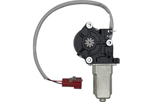 HXHAUTO 2 pins Front Left Driver Side Power Window Motor Compatible with Dodge W150 W250 W350 Ramcharger D150 D250 D350 1990-1993，Replace for 55154645 42-417 742-307