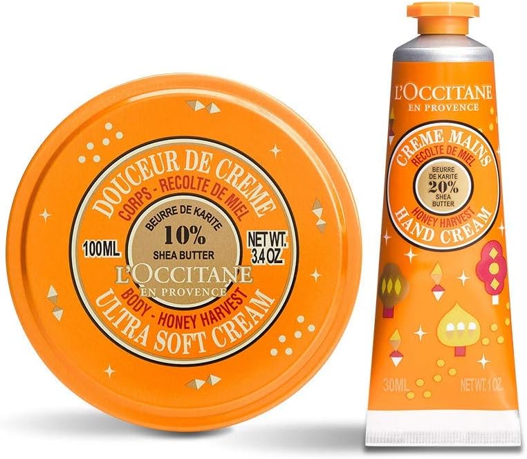 Amazon Co Jp ロクシタン L Occitane ハニーハイヴ シア ボディ ハンド ルミナスハニー セット 100ml 30ml ラグジュアリービューティー