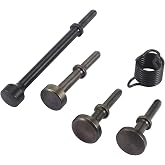Anndason 5 Pcs Smoothing Pneumatic Air Hammer Pneumatic Chisel Bits Tools Kit