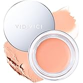 VIDIVICI Millennial Glow Cream Blush 01 Gardenic Pink - Creamy Face Cheek Blusher for Smooth & Silky Skin - Soft Satin Finish with Natural Color - For Fair to Light Skin Tone, 0.21 oz.