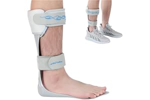 Tairibousy AFO Drop Foot Brace - Drop Foot Stabilizer Brace Foot Drop Brace with Stroke, MS, Hemiplegia, Drop Foot Support Shoes for Assist Walking Easier & Better (L-Right)