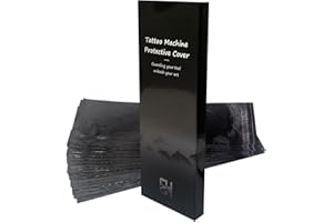 EH Tattoo Large Self Sealing Pen Covers 100Pcs Waterproof Thickened Tattoo Bags 7Inch for Pen Machine Accessories