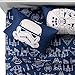 Star Wars Blue & White Icon Sheet Set (Queen)
