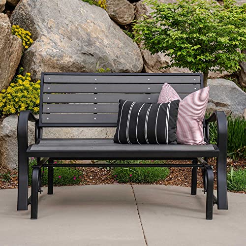 Lifetime 60276 Glider Bench, Harbor Gray Pricepulse
