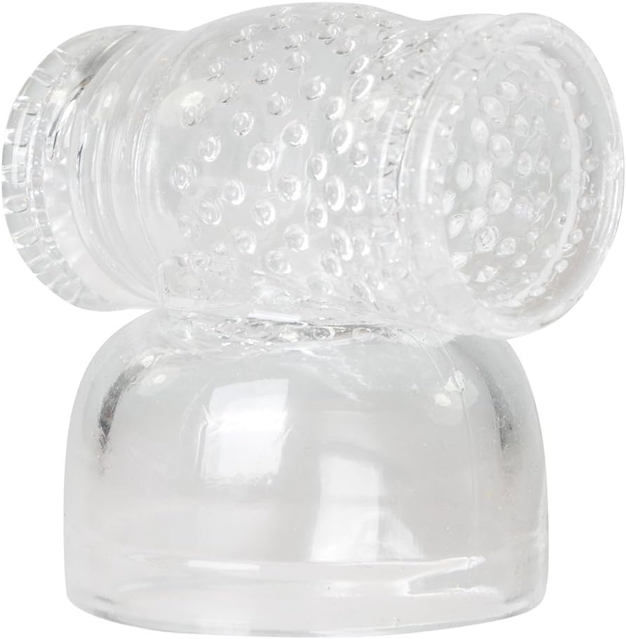 Easytoys Wand Collection Clear Masturbator and Attachment, Transparent