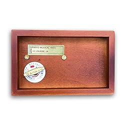 BinkeGG Wooden Hollow Out Wind up Music Box Jewelry
