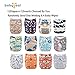 Babygoal Baby Cloth Diapers,One Size Adjustable Reusable Pocket Cloth Diaper 12pcs Diapers+12pcs Charcoal Bamboo Inserts+One Wet Bag+4pcs Baby Wipes 12FN51-3