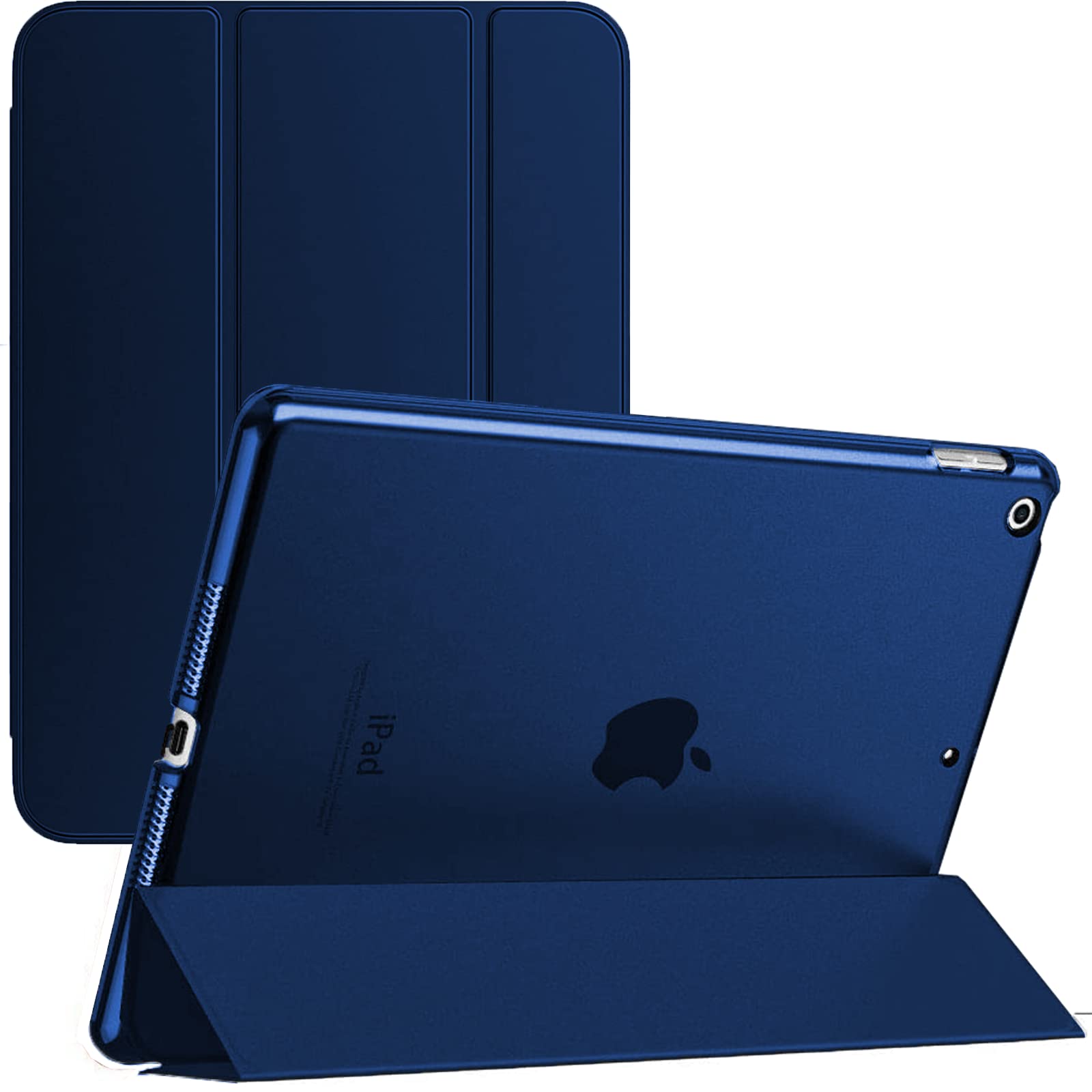 Case for iPad Mini 1/2/3 - Slim Fit Tri-Fold Stand Cover for Apple iPad Mini (Models: A1432, A1454, A1455, A1489, A1490, A1491, A1599, A1600) (Blue)