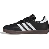 adidas Unsiex-Kids Samba Indoor Sneakers | Boys and Girls, Soccer Shoes, Football Boots, Sports Performance Shoes, Leather Upper, Lace Closure, For Indoor Surfaces