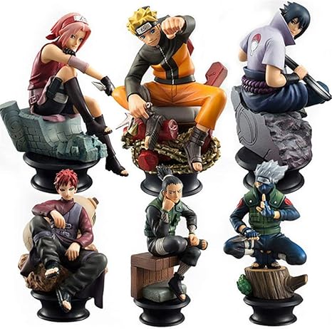 FJNS Naruto Action Figures Dolls Chess 