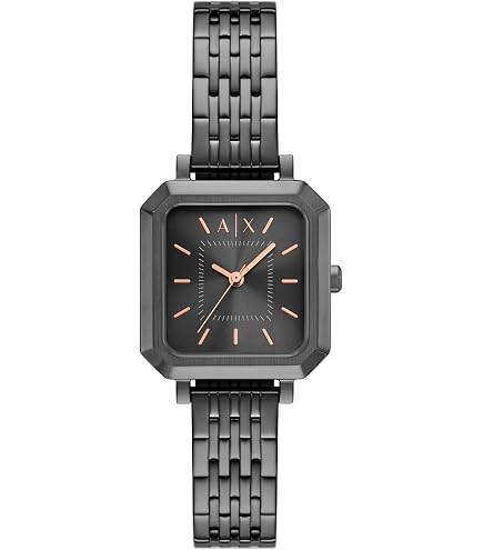 Amazon.com: Emporio Armani Women's Two-Hand Blue Leather Watch