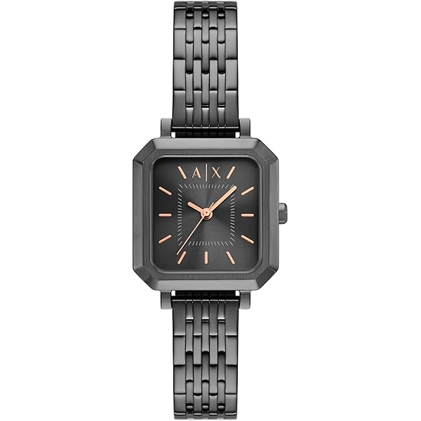BOSS Uhr mit DREI-Zeiger-Quarzwerk für Damen Kollektion Double B Dressy mit Silbernes Edelstahlarmband - 1502793