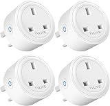 TVLIVE Smart Plug 4 Pack 13A Works with Alexa Google Home No Hub 2.4GHz view 1