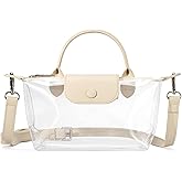 BOSTANTEN Clear Bag for Stadium Approved Small Crossbody Purse Handbags for Concerts Sports Events