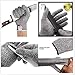 TYMXGHF Large Grey Protective Gloves, Cut Resistant, Breathable, Food Safe, Machine Washable
