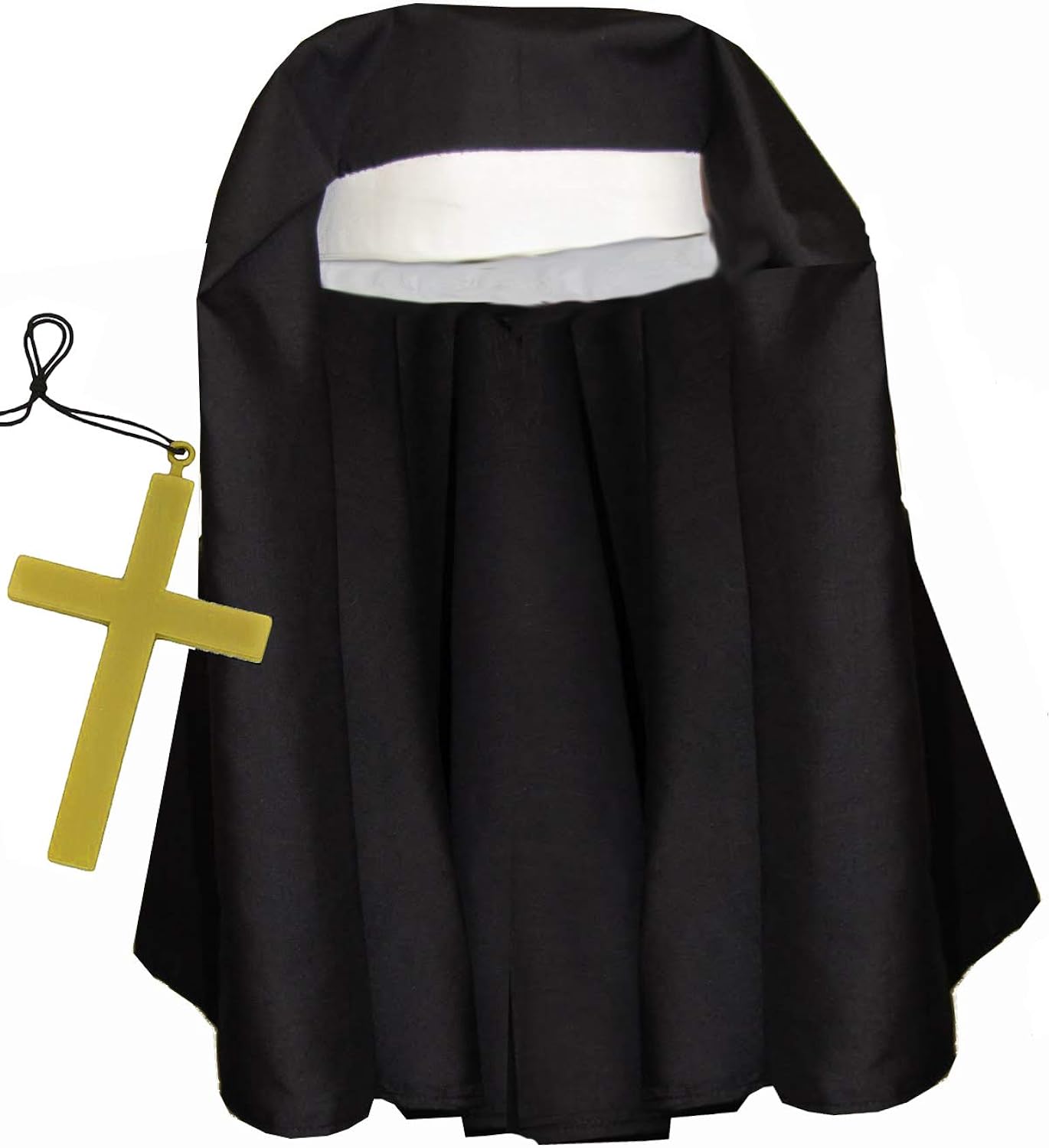 Jacobson Hat Company Black & White Catholic Nun Costume Hat w/Giant
