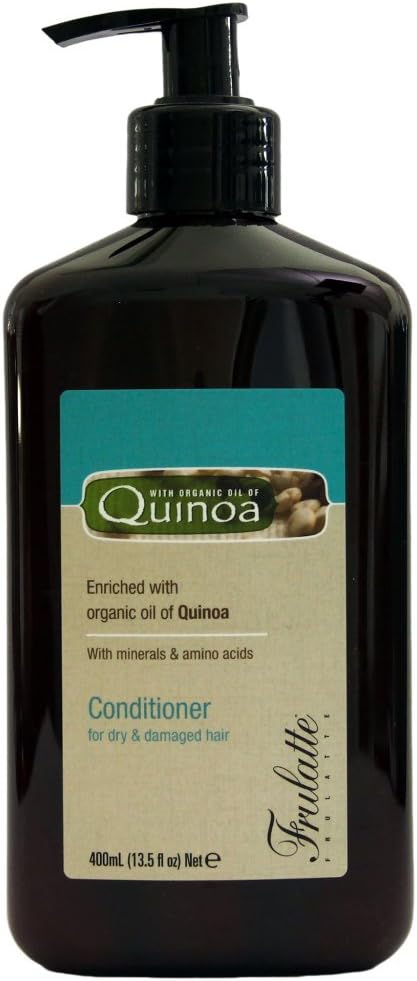 Quinoa Conditioner By Frulatte for Dry and Damaged Hair Enriched with Organic Quinoa Oil (13.5 Fluid Ounce)