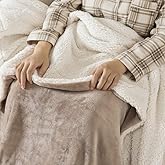 WDCOZY Sherpa Fleece Blankets Fuzzy Warm Throw Blanket Thick Super Soft Reversible Luxurious Fluffy Plush for Sofa Couch Bed Home Decor All Seasons Winter Blankets Tan Camel Beige 50"x60"
