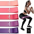 Resistance Bands for Working Out, Elastic Exercice Loop Bands for Physical Therapy, Yoga Starter Set of Stretch Bands for Booty Legs, Pilates Flexbands