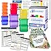 Efficient Nutrition Portion Control Containers DELUXE Kit (14-Piece) with COMPLETE GUIDE + 21 DAY PLANNER + RECIPE eBOOK BPA FREE Color Coded Meal Prep System for Diet and Weight Loss