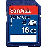 SanDisk 16GB Class 4 SDHC Flash Memory Card - 2 Pack SDSDB2L-016G-B35 Retail Package