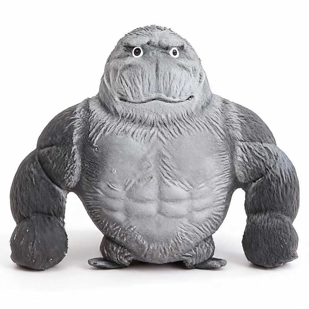 Monkey Decompression Toy,Cute Gorilla Stress Toy,Anti-Anxiety Fun Toys,Anti-Stress Animals Toys For Party Favors,Creative Gifts, Witnesses Of Friendship, Simple And Easy To Use,14+ (black)