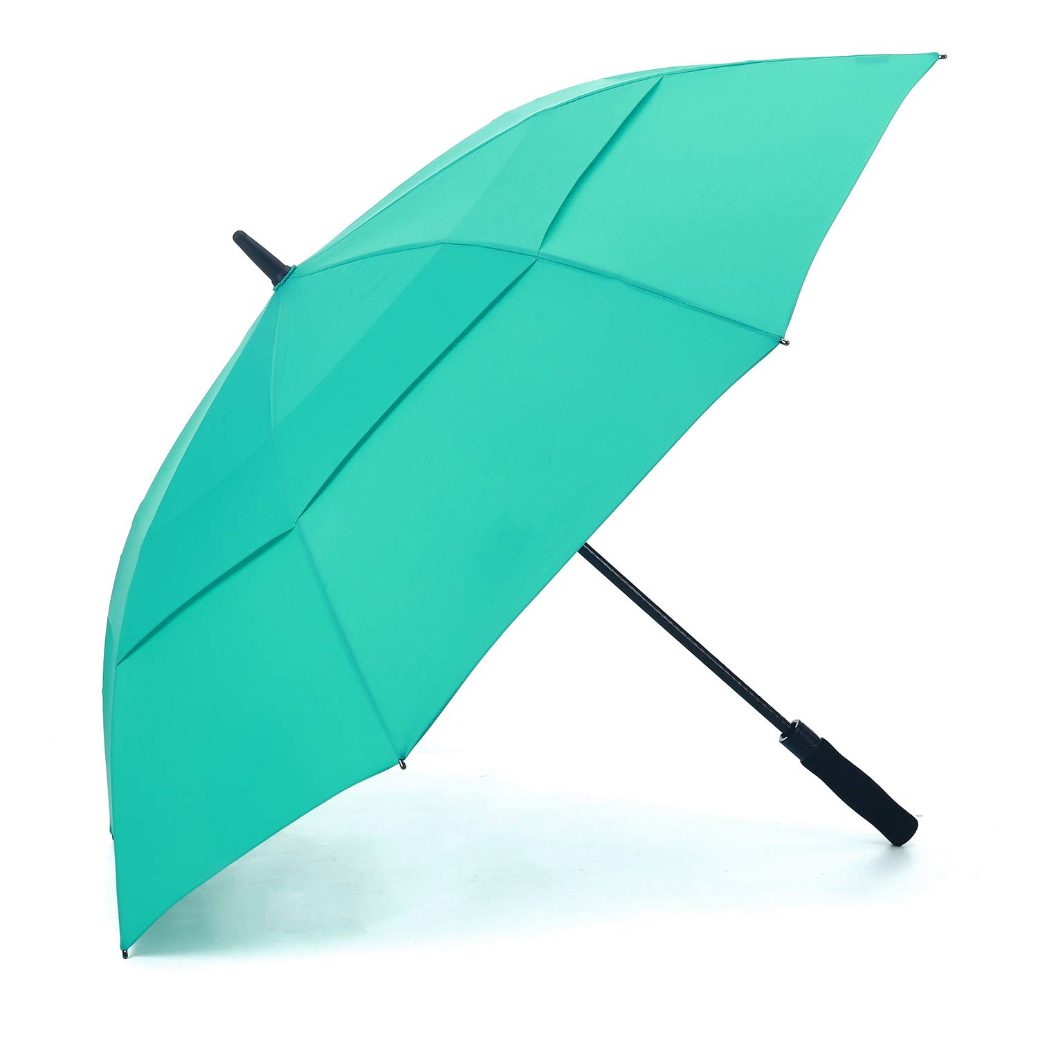 RUMBRELLA Golf Umbrella Windproof UV Umbrellas Large UPF 50+ Auto Open 55IN (B: Mint Green) — image 1