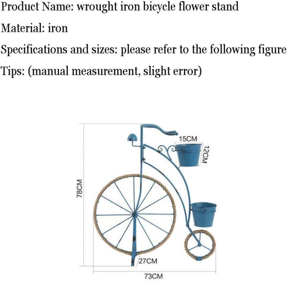 ANXWA Soporte para Plantas Maceta De Jardín para Bicicletas De ...