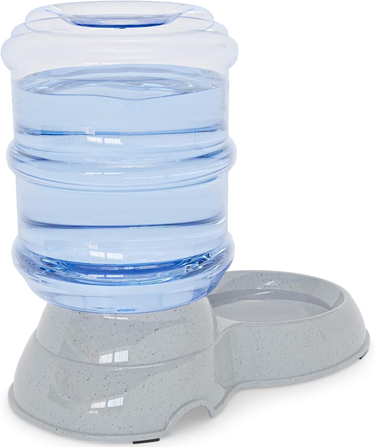 Kitchen & Dining : Automatic Replenish Pet Waterer - Gravity Pet Water Dispenser Station for Dogs, Cats or Small Pets - 1 Gallon : 