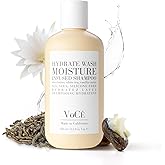 VoCÊ Natural Hydrating Shampoo for Dry, Frizzy Hair | Moisture-Infused Vegan Shampoo for Normal to Thick Hair | Non-Toxic, Cruelty-Free with Shea Butter, White Tea, Vanilla Cactus (8.5 oz | 250 ml)