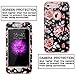 XIQI Compatible with Samsung Galaxy A03S Case, Marble Pattern 3 in 1 Hybrid Hard PC Bumper Full Body Soft Silicone Rubber Heavy Duty Rugged Anti-Scratched Cover for Women Girls,Black