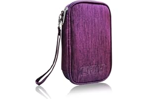 DUMEALAGR Electronic Organizer Bag Cable Organizer Travel Cord Organizer Case Pouch Portable Carrying Case for Charger Hard D