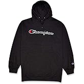 Champion Mens Hoodies Big and Tall - Embroidered Pullover Fleece Sweatshirt