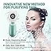 Lavany Facial Cleansing Brush, 7-in-1 Waterproof Portable Wireless Charging Cleaning brush with 2 Speed Settings for Skin Care