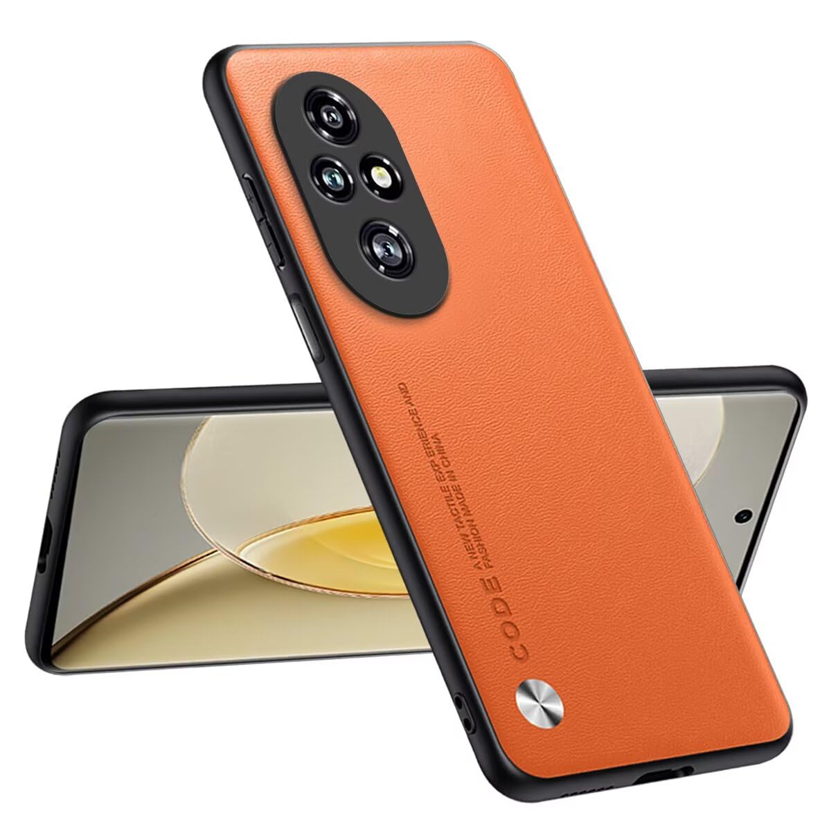 Topme Phone Case Compatible with HONOR 200 Pro 5G (6.78") – Secure and Stylish Protection - Orange