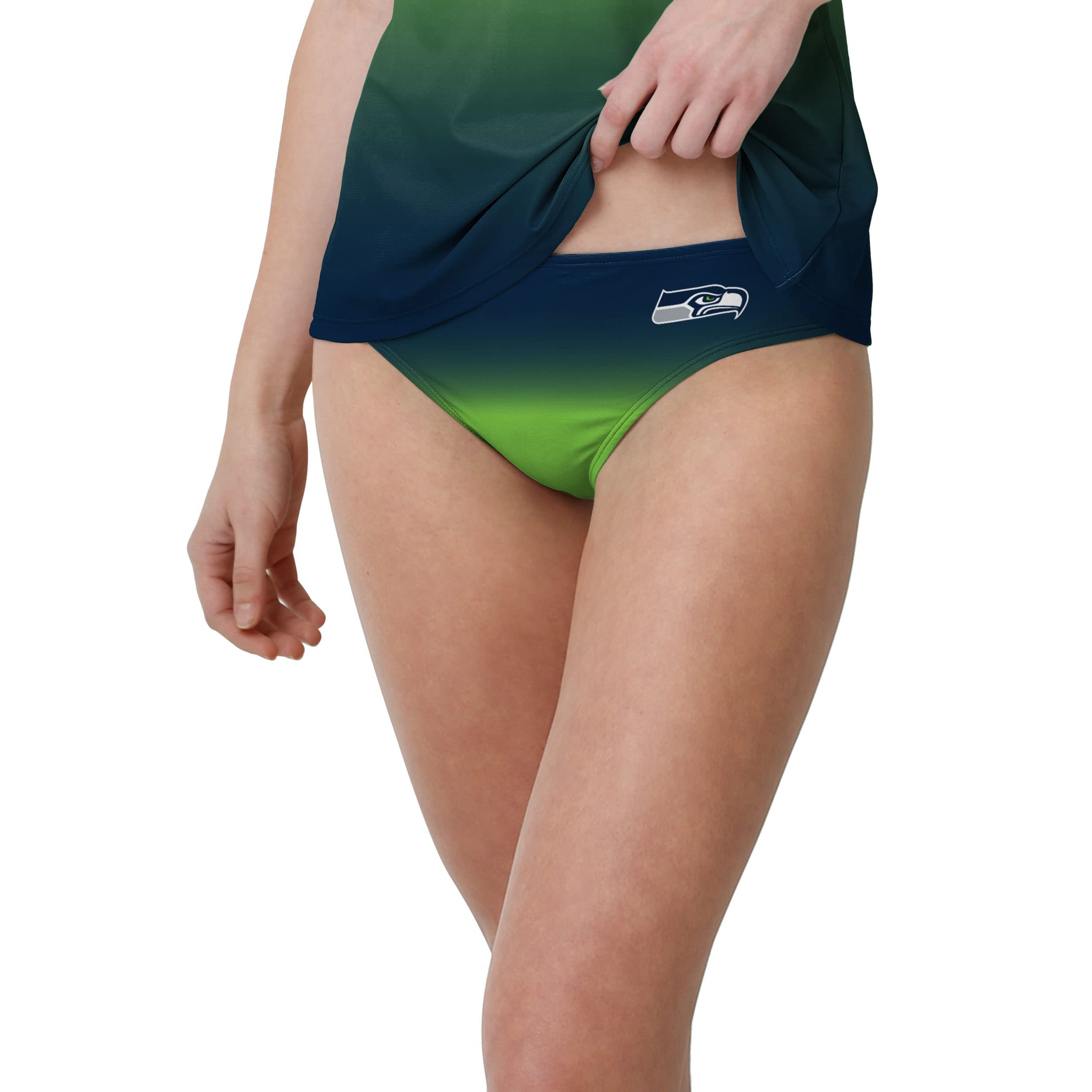 FOCO Women's NFL Team Logo Ladies Bathing Swim Wear