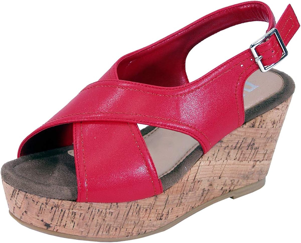 wedge heel shoes wide width