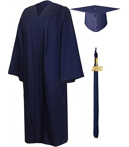 Navy & White Graduation Tassel - All School Colors Available - Made In USA