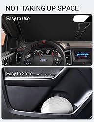 Proadsy Front Windshield Sun Shade Foldable