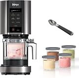 Ninja CREAMi 7 Programme Ice Cream Maker with 5 Tubs NC300UKCO Black