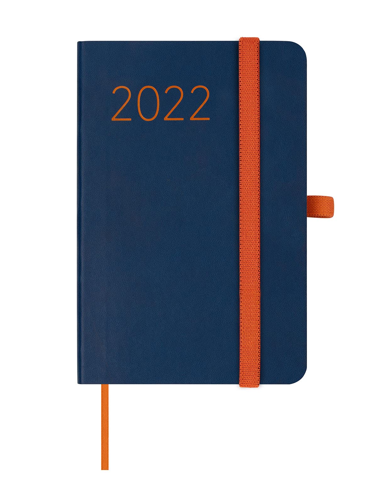 Finocam - 2022 Week to View Diary, October 2021 to December 2022 (15 months) F2 - 82 x 127 mm Flexi Smooth Spanish Blue