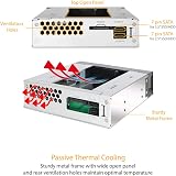 Icy Dock MB971SP-B 5.25" Hot Swap Drive Caddy 2.5" 3.5" SATA HDD SSD view 8