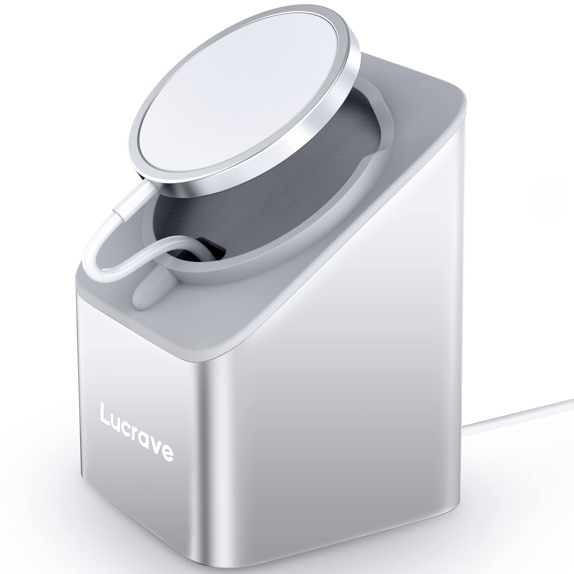 Lucrave Phone Stand for MagSafe Charger, Aluminum