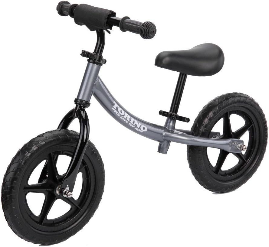 Balance Bike for Boys and Girls, Classic No Pedal Lightweight Bicycles w/ Air Tires and Adjustable Seat & Handlebar for 2-7 Year-Old Toddlers, Best Walking Bikes w/ Foam Protection, New, Easy and Fun