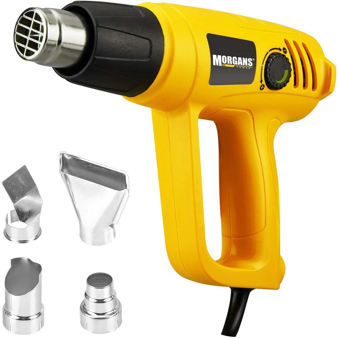 Heat Gun Professional 2000W 220V Hot Air Gun with Various Temperature Modes 80°C to 550°C for Stripping Paint Varnish & Adhesives; Soldering Pipes; Shrinking PVC Home Improvement