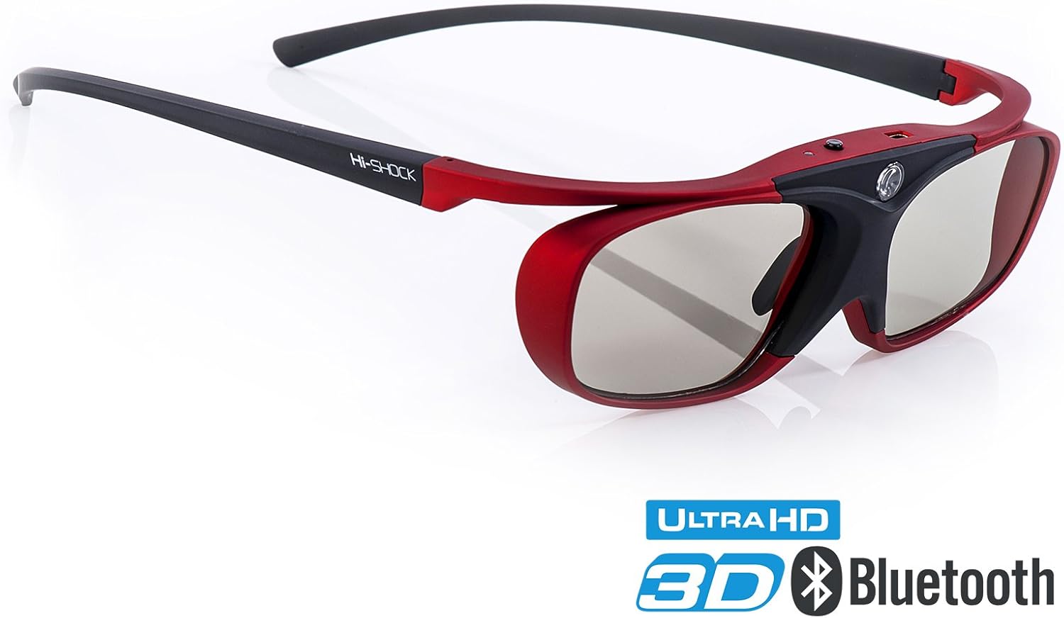 HiSHOCK® BT Pro “Scarlet Heaven” Smart active 3D glasses for all HD