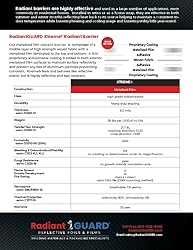 Radiant Barrier 1000 sq ft Reflective Insulation