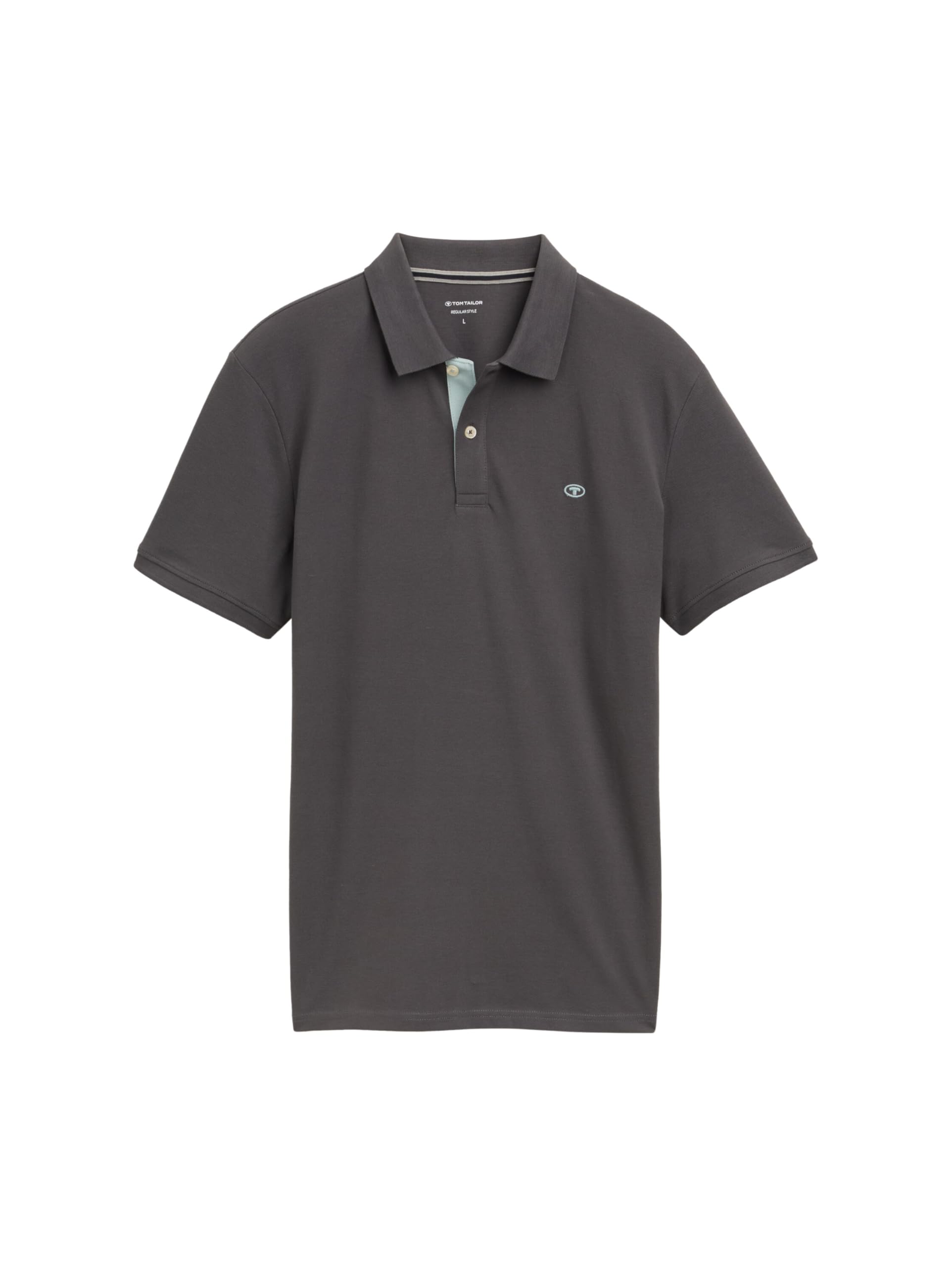 Tom Tailor Herren 1027713 Piqué Poloshirt aus Baumwolle, 10307 - Dark Shadow, M 4
