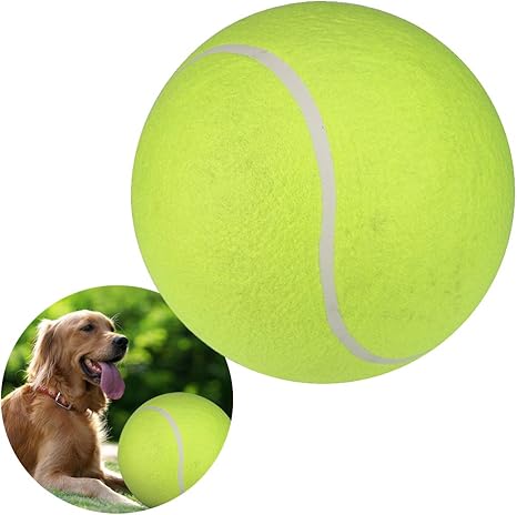 Sannysis Pelotas para perros 24CM de pelota de tenis gigante ...