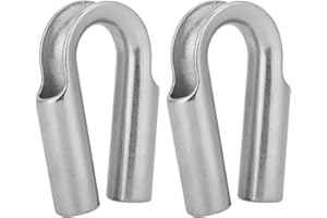 Rope Thimble Stainless Steel Tube Thimble for 6mm 7mm 8mm 10mm 12mm 15mm 18mm 20mm 22mm 24mm Rope
